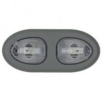Deluxe Dual Dome Light - Gray