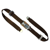 60" Latch & Link Lap Race Car Belt - Brown