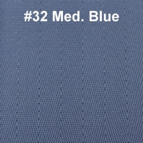 60" Starburst Push Button Lap Seat Belt - Medium Blue