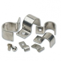 Stainless Steel Clamps, 1/2" - Pack of 12