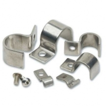 Stainless Steel Clamps, 3/16" - Pack of 12