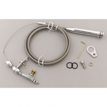 GM 700 Trans Kickdown Cable with Polish Ends - Braided SS