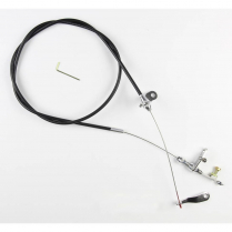 Ford FMX Trans Kickdown Cable with Pol Ends - Black Housing
