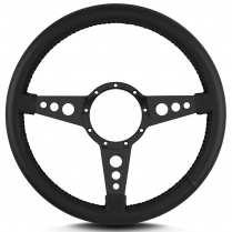 Mark 4 GT 14" Black Spoke Steering Wheel - Black