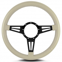 Mark 4 Double Slot 14" Steering Wheel - Bone