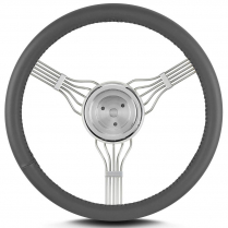 Banjo 15" Steering Wheel with 67-94 GM Adapter- Dark Grey