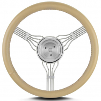 Banjo 15" Steering Wheel with 67-94 GM Adapter - Tan