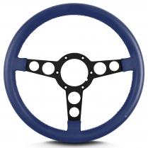 Trans Am 69-81 Pontiac 14" Blk Spoke Steering Wheel - Blue