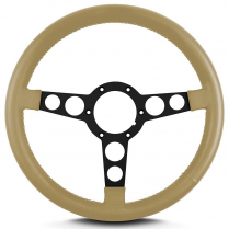 Trans Am 69-81 Pontiac 14" Blk Spoke Steering Wheel - Tan