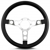 Trans Am 69-81 Pontiac 14" Pol Spoke Steering Wheel - Black