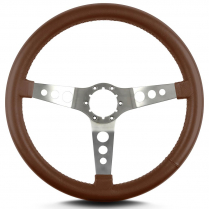 Hot Rod 14" Satin Steering Wheel Standard Grip - Caramel