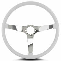 15" Vette 3 Steering Wheel, Thin Grip - Polished