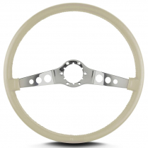 15" SS Steering Wheel, Thin Grip - Polished