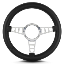Mark 4 Track GT Polished Thick Grip Steering Wheel - Black