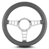 Mark 4 Track GT Polished Thick Grip Steering Wheel - Dk Grey