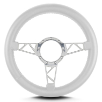 14" Mark 4 Truss Steering Wheel, Thick Grip - Polished