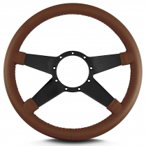 Mark 9 Standard 14" with Black Spoke Steering Wheel- Caramel