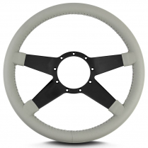 Mark 9 Standard 14" with Black Spoke Steering Wheel- Lt Grey