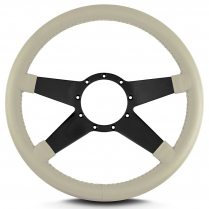 Mark 9 Standard 14" with Black Spoke Steering Wheel - Bone