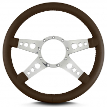 Mark 9 GT 14" with Polished Spoke Steering Wheel - Brown