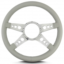 Mark 9 GT 14" with Polished Spoke Steering Wheel- Light Grey