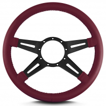 Mark 9 Elegante 14" Steering Wheel w/Black Spoke - Burgundy