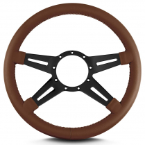 Mark 9 Elegante 14" Steering Wheel w/Black Spoke - Caramel