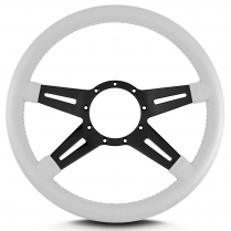 Mark 9 Elegante 14" Steering Wheel w/Black Spoke - White
