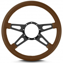 Mark 9 Supreme 14" Steering Wheel w/Black Spoke - Caramel