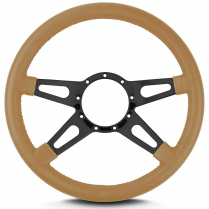 Mark 9 Supreme 14" Steering Wheel w/Black Spoke - Chestnut