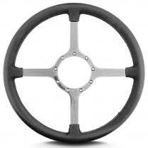 Mark 4 Classic 15" Steering Wheel w/Polished Spoke - Dk Grey