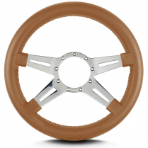 Mark 9 Elegante 14 Thick Grip Steer Wheel Pol Spoke Chestnut