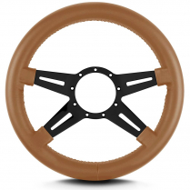 Mark 9 Elegante 14 Thick Grip Steer Wheel Blk Spoke Chestnut