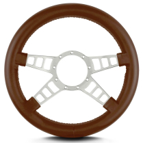 14" Mark 9 Track GT Steering Wheel, Thick Grip - Gray