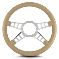 14" Mark 9 Track GT Steering Wheel, Standard Grip - Polished