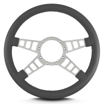 Mark 9 Track GT Gray Standard Grip Steering Wheel - Dk Grey