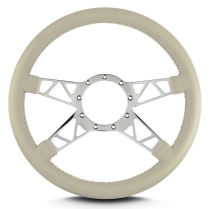 14" Mark 9 Truss Steering Wheel, Standard Grip - Polished