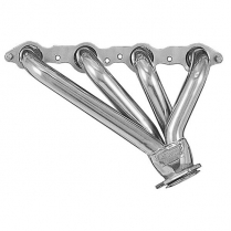 1962-67 Nova LS Engine Headers - Silver Coated