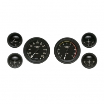 Moal Bomber 6 Ga 3-3/8" Speedo/Tach & 4 2-1/8" - BLF