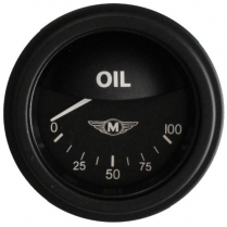 Moal Bomber 2-1/8" 0-100 PSI Oil Press Gauge - BLF