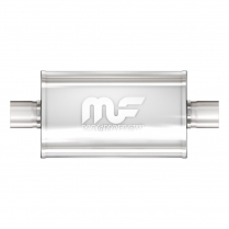 Magnaflow Oval Muffler - 2-1/2" Polished Stainless