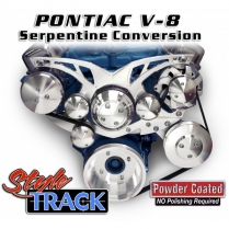 Pontiac 326-455 Style Track Alternator & A/C Serpentine Kit