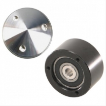 Non Ribbed Idler Pulley with Cover - Aluminum