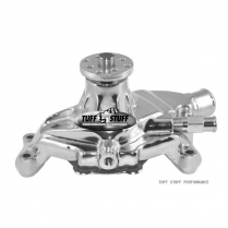 Chevy Small Block SWP Reverse Flow Water Pump- Polished Alum