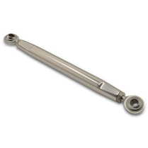 Billet Aluminum 9" Adjusting Rod - Clear Anodized