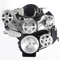 Chevy LS 8-Rib S-Drive Serp Kit with Plastic Res - Machined