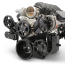 LS 8-Rib S-Drive Serp Kit w/o A/C w/Billet Res - Gloss Black