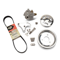 LT1 Gen V Power Steering Kit for Remote Res - Polished