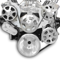 BB Chevy S-Drive Serp Kit for Remote Reservoir - Machined
