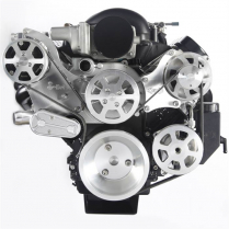 Chevy LS S-Drive Serp Kit with Plastic Res - Machined